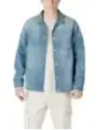 Replay Herren Jeansjacke mittelblau Cargo