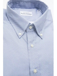 Shirts Elegant Light Blue Cotton Shirt 140,00 € 2000045323803 | Planet-Deluxe