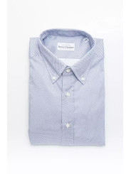 Shirts Elegant Light Blue Cotton Shirt 140,00 € 2000045323803 | Planet-Deluxe
