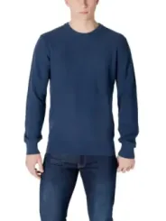 Navy Guess Rundhals-Pullover