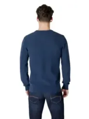 Charcoal Guess crewneck sweater relaxed fit