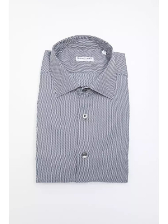 Shirts Sleek Medium Slim Collar Cotton Shirt 140,00 € 2000045297432 | Planet-Deluxe