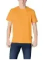 Orange T-Shirt England Flag Detail