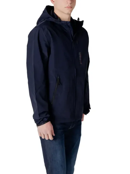 Schwarze Napapijri Regenjacke mit Kapuze