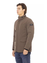 Jackets Elegant Brown Zip-Front Monogram Jacket 410,00 € 2000049083451 | Planet-Deluxe