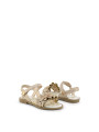 Beige Braun Leder Sandalen bequem