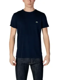Navymarines Lacoste Baumwoll-T-Shirt Herren