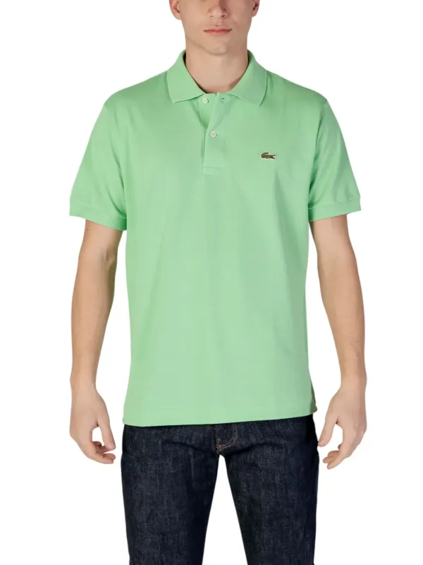 Mintgrünes Lacoste Polohemd mit Jeans Mintgrünes Lacoste Polohemd mit Jeans