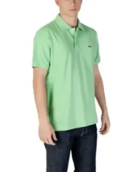 Mintgrünes Lacoste Polohemd mit Logo