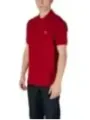 Rotes Lacoste Polohemd mit Logo