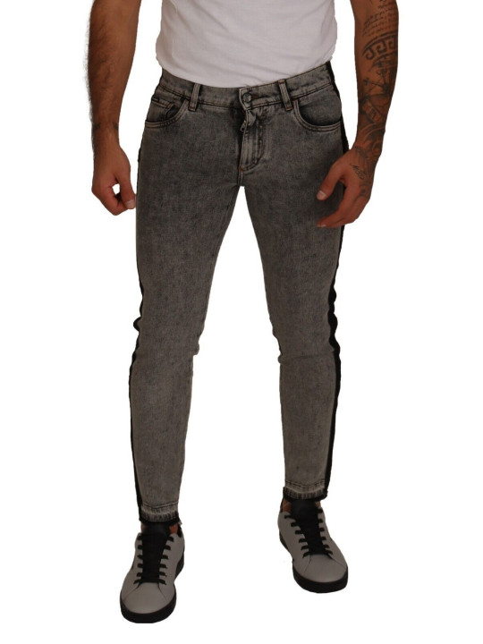 Jeans & Pants Chic Embellished Crown Skinny Jeans 1.200,00 € 8054802361175 | Planet-Deluxe