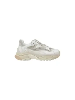 Weiße Sneaker mit dicker Sohle