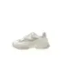 Weiße Sneaker mit dicker Sohle