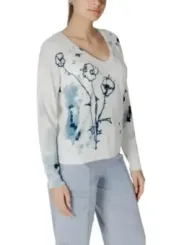 Tie-Dye Desigual Blumenmuster Pullover