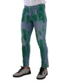 Jeans & Pants Chic Skinny Denim Jeans in Blue Green Wash 1.200,00 € 8054802808731 | Planet-Deluxe