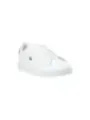 Weißer Lacoste-Sneaker mit Krokodil