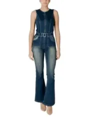 Desigual Denim-Overall mit weitem Bein