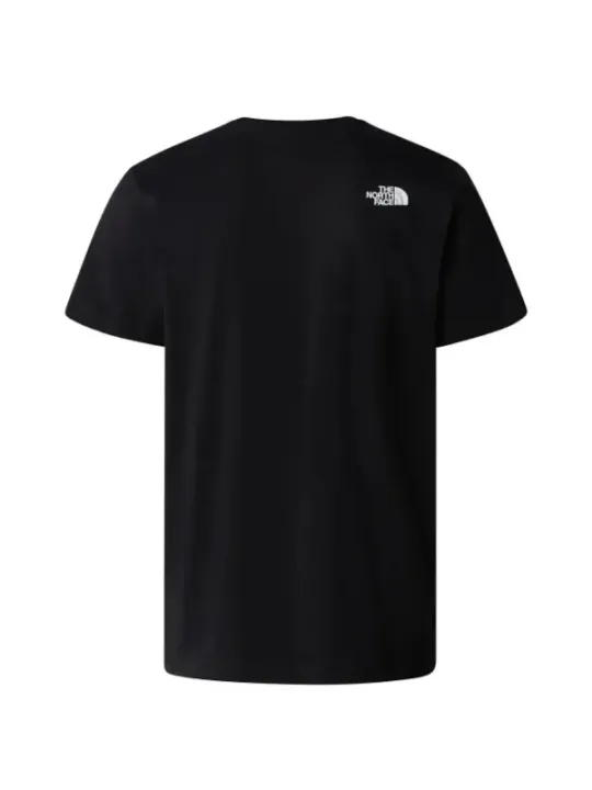 Schwarzes North Face T-Shirt mit Rückenlogo