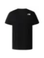 Schwarzes North Face T-Shirt mit Rückenlogo