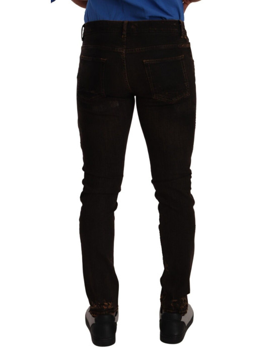 Jeans & Pants Svelte Distressed Denim Elegance 1.300,00 € 8050246186978 | Planet-Deluxe