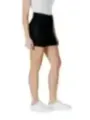 Schwarze Desigual High-Waist-Shorts