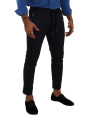 Jeans & Pants Elegant Dark Blue Skinny Jogging Pants 800,00 € 8057155377015 | Planet-Deluxe