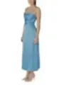 Satin ärmelloses Midikleid von Vila