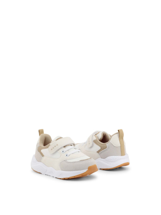 Weiße Sneaker mit klobiger Sohle