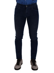 Jeans & Pants Sleek Dark Blue Slim Fit Jeans 800,00 € 8054802817849 | Planet-Deluxe