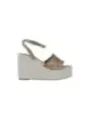 Beige Guess Keilabsatz mit Seil.
