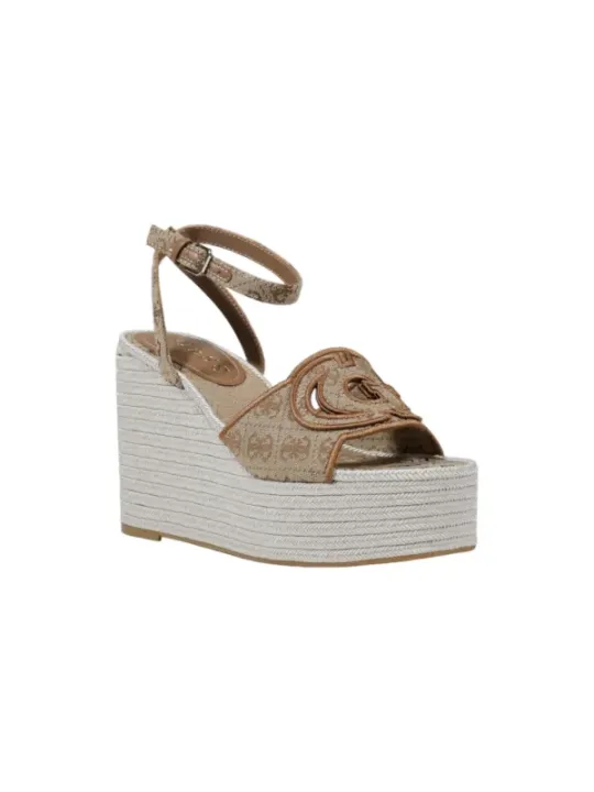 Guess silberne Sandale mit Riemchen