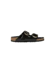 Blaue Birkenstock-Sandale mit Schnallen
