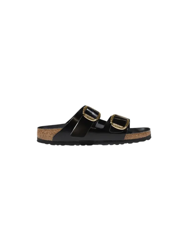 Blaue Birkenstock-Sandale mit Schnallen Blaue Birkenstock-Sandale mit Schnallen