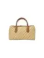 Stroh- und Stoffhandtasche von Guess