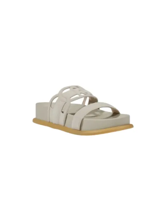 Beige Liu Jo Ledersandalen