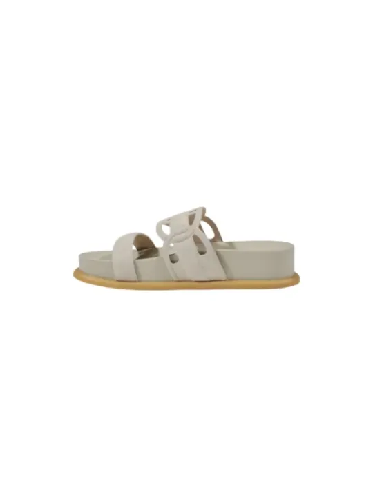 Weiße Liu Jo Riemchensandalen flach