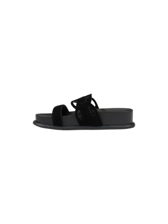 Schwarze Liu Jo Riemchensandalen mit Schnalle