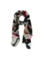 Abstrakter Desigual Schal rot schwarz weiß