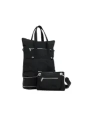 Schwarzes Desigual Dreiteiliges Taschen-Set