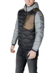 Schwarze Blauer Daunenjacke Outdoor-Aktivitäten