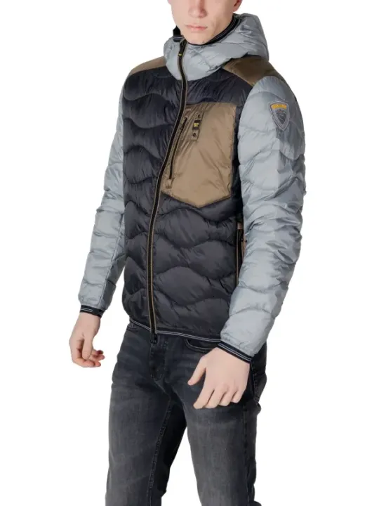 Schwarze Blauer Daunenjacke Outdoor-Aktivitäten