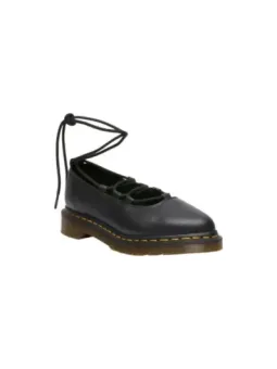 Schwarze Dr. Martens Oxford-Schuhe