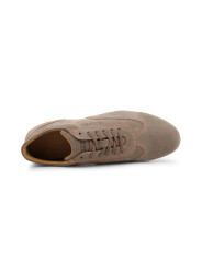 Taupe Wildleder Rennfahrerschuhe