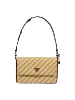 Guess gestreifte Schultertasche mit Logo