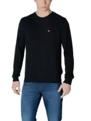 Napapijri schwarzes Langarmshirt Jeans