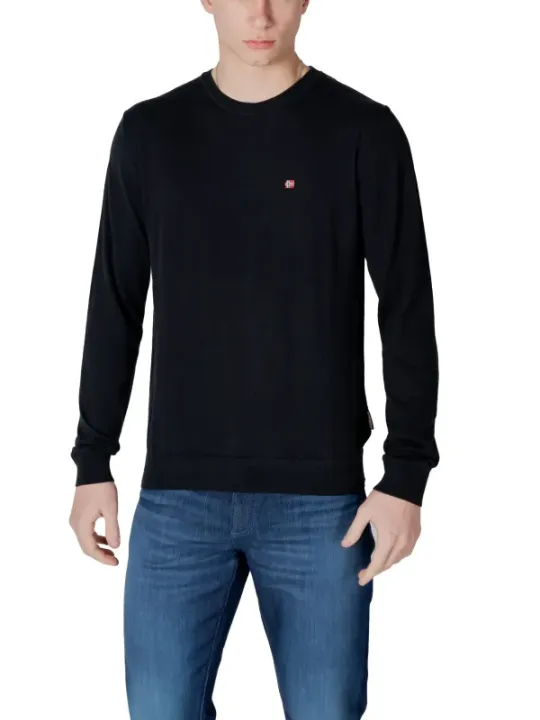 Napapijri schwarzes Langarmshirt Jeans
