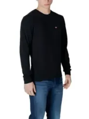 Napapijri Herren schwarzes Hemd Jeans