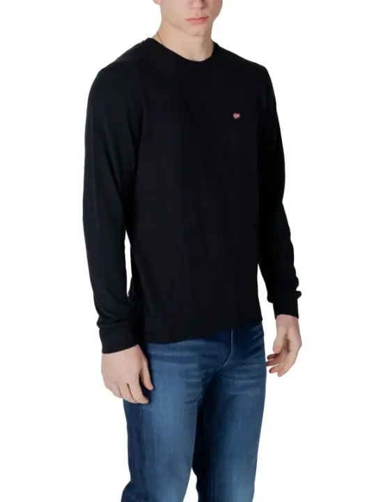 Napapijri Herren schwarzes Hemd Jeans