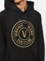 Sweaters Chic Black Hooded Sweatshirt 370,00 € 8058987956317 | Planet-Deluxe