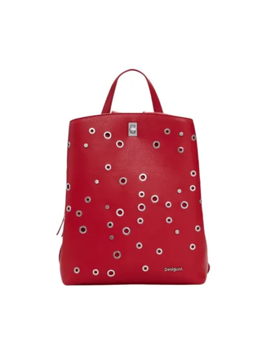 Rote Desigual Tasche mit Ösen